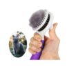 Efficient Undercoat Removal Pet Grooming Brush for Dogs and Cats