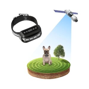 Electric Dog Fence System with GPS Signal Boundary and Waterproof Collar Receiver