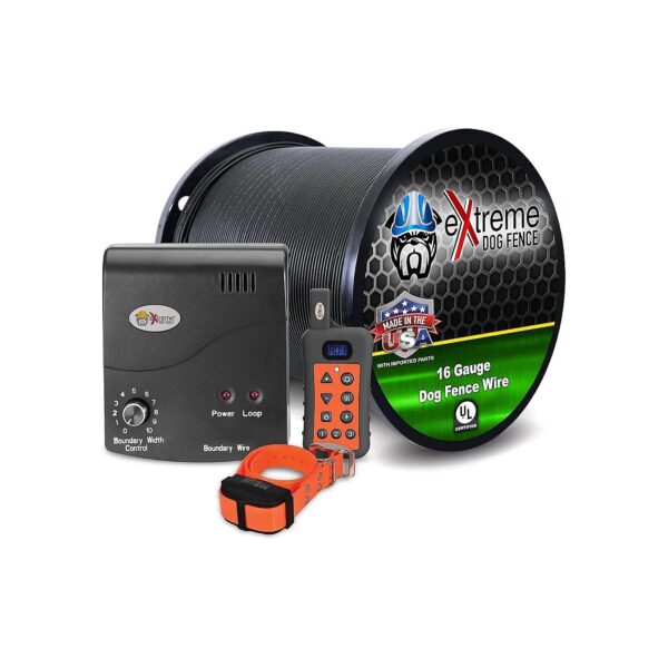 Electric Dog Fence and Remote Trainer for Medium to Large Dogs