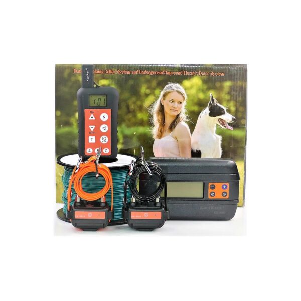 Electric Dog Training Shock Collar and Containment Fence System for Small to Large Dogs