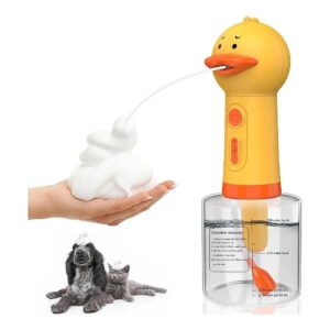 Electric Foaming Shampoo Dispenser for Dog and Cat Bathing, Rechargeable and Waterproof