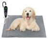 Electric Heating Pad for Large Dogs Oxford Grey Large Size Waterproof Auto Off