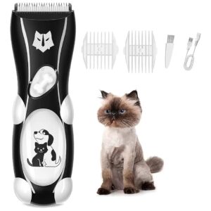 Electric Pet Clippers for Grooming Shaving Trimming with Low Noise and Easy Cleaning