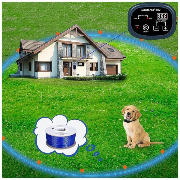 Electric Pet Fence for Dogs with Waterproof and Rechargeable Training Collars