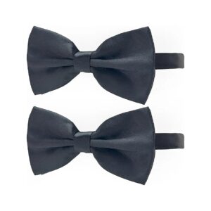 Elegant Black Tuxedo Dog Bow Tie Collar for Cats and Dogs of Different Breeds