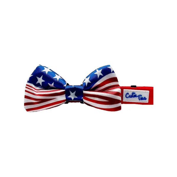 Elegant and Fashionable Flag Pattern Dog Bow Tie for Dogs