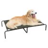 Elevated Cooling Dog Bed for Small Breeds - Waterproof and Portable with Washable Mesh