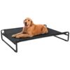 Elevated Dog Bed with Cooling Mesh for Large Breeds, Supportive and Comfortable