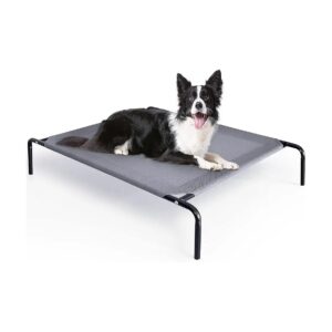 Elevated Dog Bed with Cooling Washable Mesh for Large Dogs