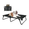 Elevated Dog Bed with Sturdy Legs and Cooling Mesh for Small Medium Dogs