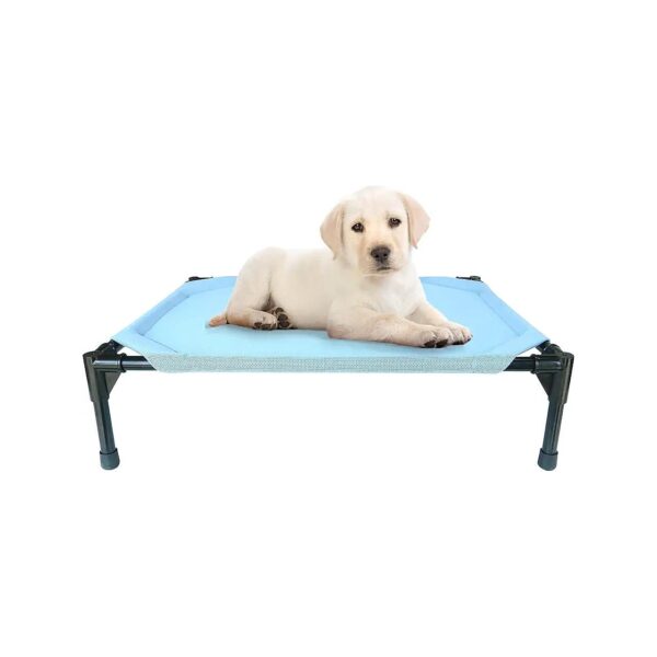 Elevated Dog Bed with Washable and Breathable Mesh Fabric for Small Dog Breeds