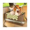 Elevated Dog Car Seat for Medium Sized Dogs Under 45 Lbs with Waterproof Fabric