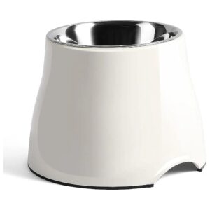 Elevated Dog Food Bowls with Stainless Steel Bowl and Non-Slip Design for Small Dogs