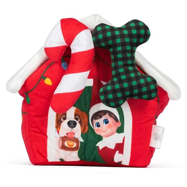 Elf on the Shelf Dog House Burrow Toy for Small and Medium Dogs