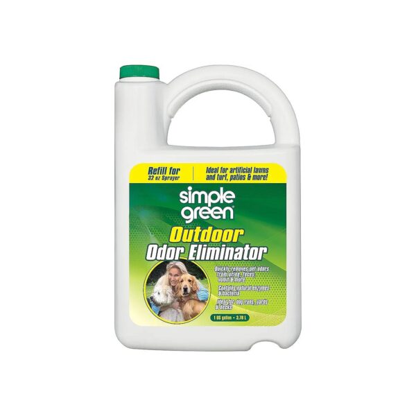 Eliminate Unpleasant Smells with Simple Outdoor Odor Eliminator for Dogs, 1 Gallon Refill