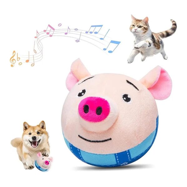 Engaging and Entertaining Plush Toy Ball for Dogs with Interactive Sounds