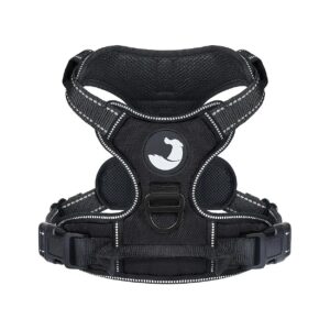 Enhanced Comfort and Safety Dog Harness for Large Breeds with Reflection and Easy Control