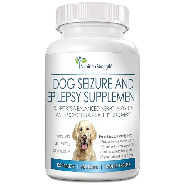 Epilepsy Support Supplement for Dogs with Organic Valerian Root and L-Tryptophan