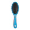 Ergonomic Brush for Wiry Coated Dogs Blue Color