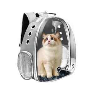 Ergonomic Cat Backpack Carrier with Ventilated Design for Traveling with Small Cats