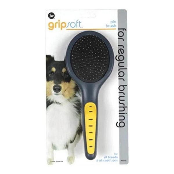 Ergonomic Design Dog Brush with Non-Slip Grip