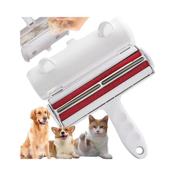 Ergonomic Pet Hair Remover for Cats and Dogs Rollers for Furniture and Clothes