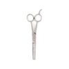 Ergonomic Stainless Steel Thinning Scissors with Clear Blade for Pet Grooming