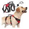 Escape Proof Dog Harness Adjustable No Pull Dog Vest Leash Set for Medium Large Dogs