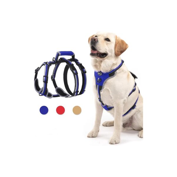 Escape Proof Dog Harness with Adjustable Full Body Pet Harness Vest