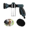 Essential Pet Bathing Tools Set with Foam Sprayer and Rubber Brush