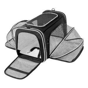 Expandable Pet Carrier for Small Dogs, Puppies, and Cats