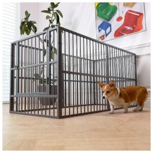 Expandable and Adjustable Metal Dog Playpen for Medium Small Pets