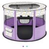 Expandable and Collapsible Pet Playpen for Indoor or Outdoor Use