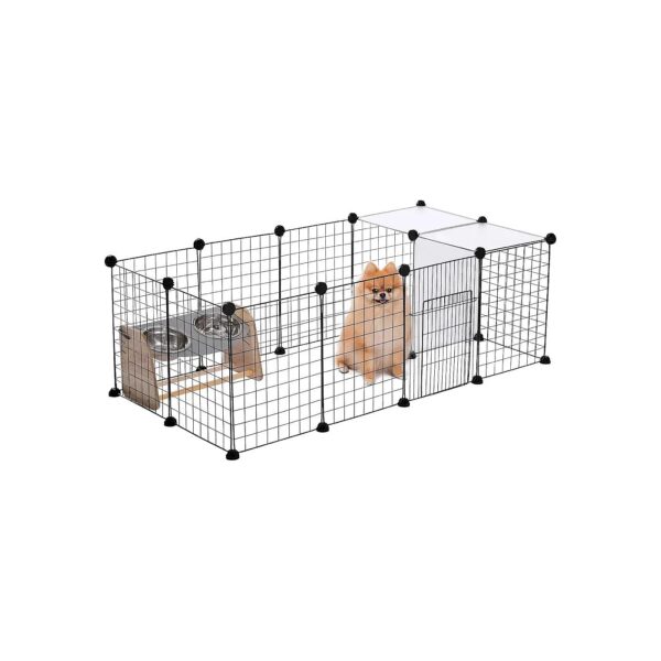 Expandable and Portable Pet Playpen for Small Animals - 15 Panels