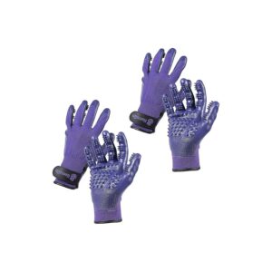 Expert-Rated Pet Hair Remover Gloves for Gentle Grooming - Long and Short Fur Covered