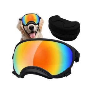 Extensive UV Protection Dog Goggles with PC Material Lenses