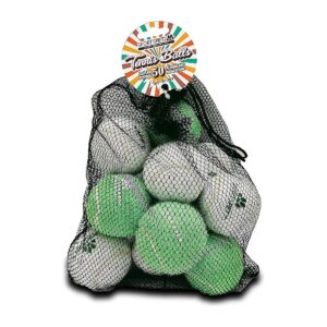 Extra Bouncy and Durable Tennis Balls for Dogs with Vintage Design and Floats