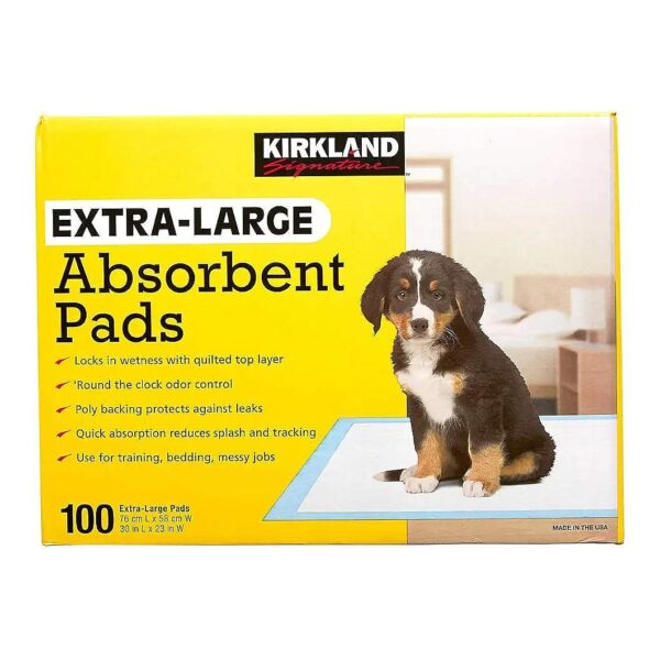 Extra-Large Absorbent Pads Made in USA 30 x 23 Inches 5-Layer Construction