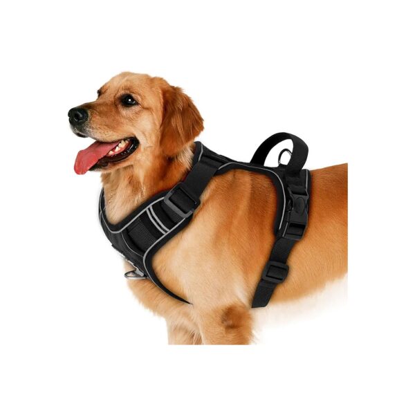 Extra Large Dog Harness with No Pull Design and Soft Padded Handle for Comfort