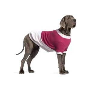 Extra Large Dog Sweater for Winter, Dark Red Beige, 9X-Large, Perfect Fit