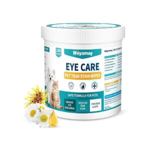 Extra Large Eye Wipes for Dogs and Cats Tear Stain Remover Hygienic Eye Cleaning