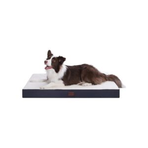 Extra Large Foam Dog Bed with Waterproof and Anti-Cheat Cover Design