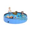 Extra Large Foldable Dog Pool for Large Dogs Durable Collapsible Pet Bathing Tub