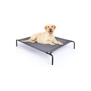 Extra Large Pet Bed with Cooling Mesh - Elevated Dog Bed for Large Dogs, Indoor, Outdoor