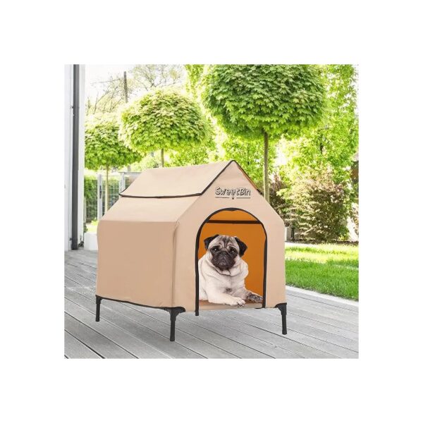 Extra Large Portable Dog House with Removable Waterproof Cover for Outdoor Large Dogs