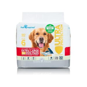 Extra Large Puppy Pads with Adhesive Strips for Litter Training and Potty Training