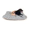 Extra Large Rectangle Pet Bed with Removable Washable Cover for Indoor Outdoor Use