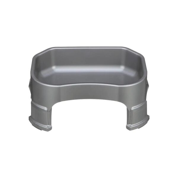 Extra-Large Trough Style Dog Dish for Multiple Pets with Spill-Proof Design