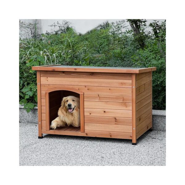 Extra Large Wooden Dog House for Big Breed Dogs with Waterproof Floor