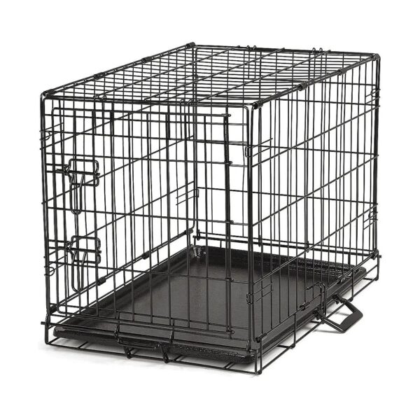 Extra Small Dog Crate for Secure Travel and Storage with Removable Floor Tray